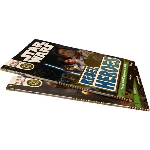 Star Wars DK Readers Level 3 Book Set "Rebel Heroes" & "I Want To Be A Jedi" - Picture 3 of 3